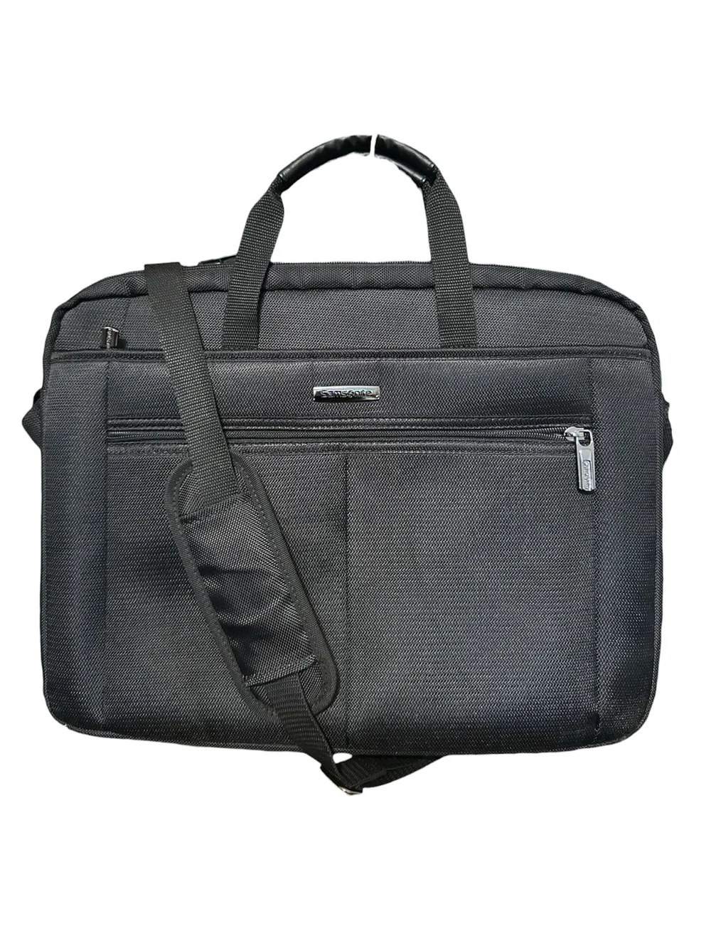 Samsonite NWOT Black Men's Laptop Briefcase with Adjustable Shoulder Strap